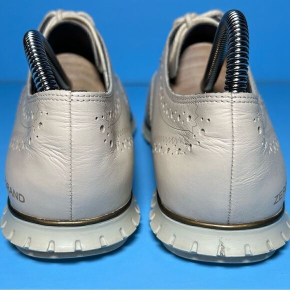 Cole Haan Womens Zerogrand Wingtip Oxford CLII Sneakers in Sand Ivory 8.5B